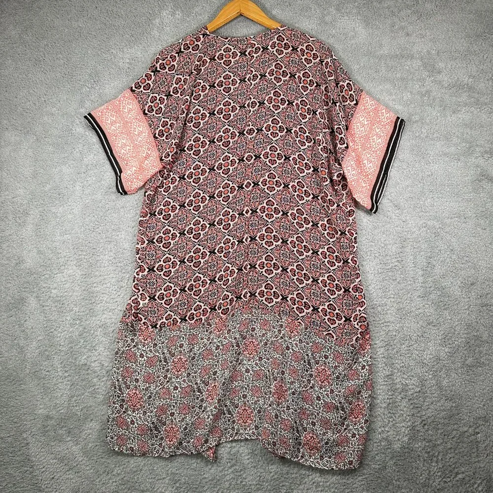 Penelope Swimsuit‎ Swimwear Pink Swim Cover Throw Over Boho Size M